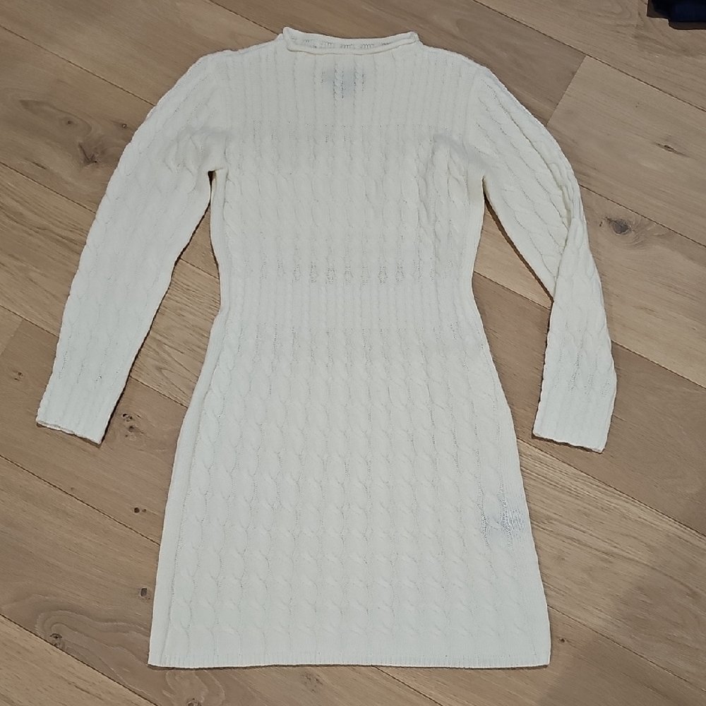 Jessica Howard Cream Long Sleeve Dress Size PL